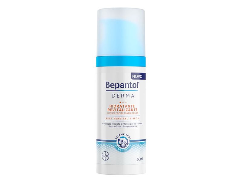 locao-facial-diaria-hidratante-revitalizante-bepantol-derma-fps25-50ml-farmacia-online-drogal