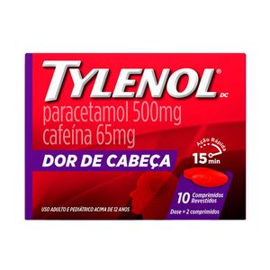Tylenol Dor de Cabeça 10 Comprimidos Revestidos