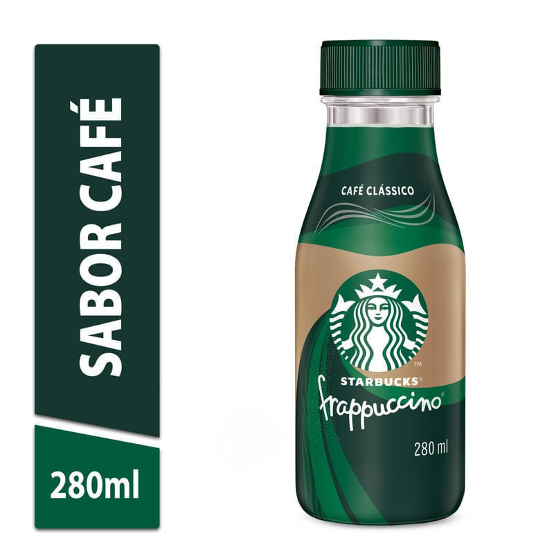 Bebida Láctea Starbucks Frappuccino Sabor Café Clássico 280ml