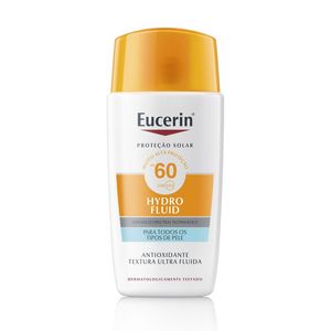Protetor Solar Facial Eucerin Sun Hydro Fluid FPS60 Fluido Ultra Leve 50ml