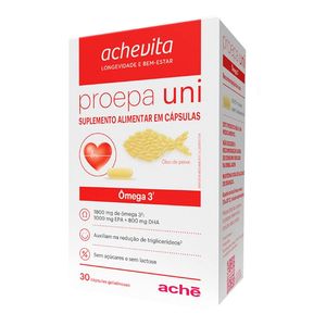 Suplemento Alimentar Proepa Uni 30 Cápsulas Gelatinosas