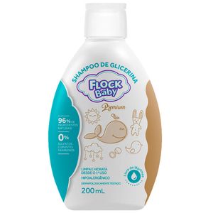 Shampoo de Glicerina Flock Baby Premium 200ml
