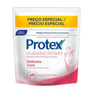 Refil Sabonete Líquido Protex Cuidado Íntimo Delicate Care 140ml