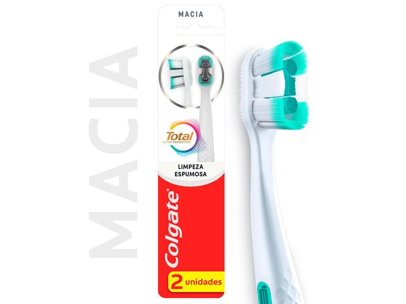 escova-dental-colgate-total-limpeza-espumosa-suave-2-unidades-farmacia-online-drogal