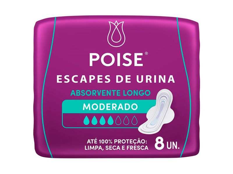 absorvente-poise-longo-para-escape-de-urina-moderado-8-unidades-farmacia-online-drogal