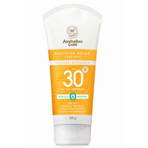 Protetor Solar Corporal Australian Gold UVA + UVB + Antioxidante FPS30 200g