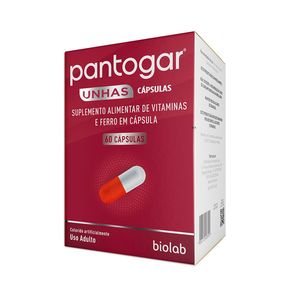 Suplemento Alimentar Pantogar Unhas 60 Cápsulas