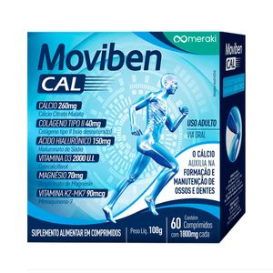 Suplemento Alimentar Moviben Cal 60 Comprimidos