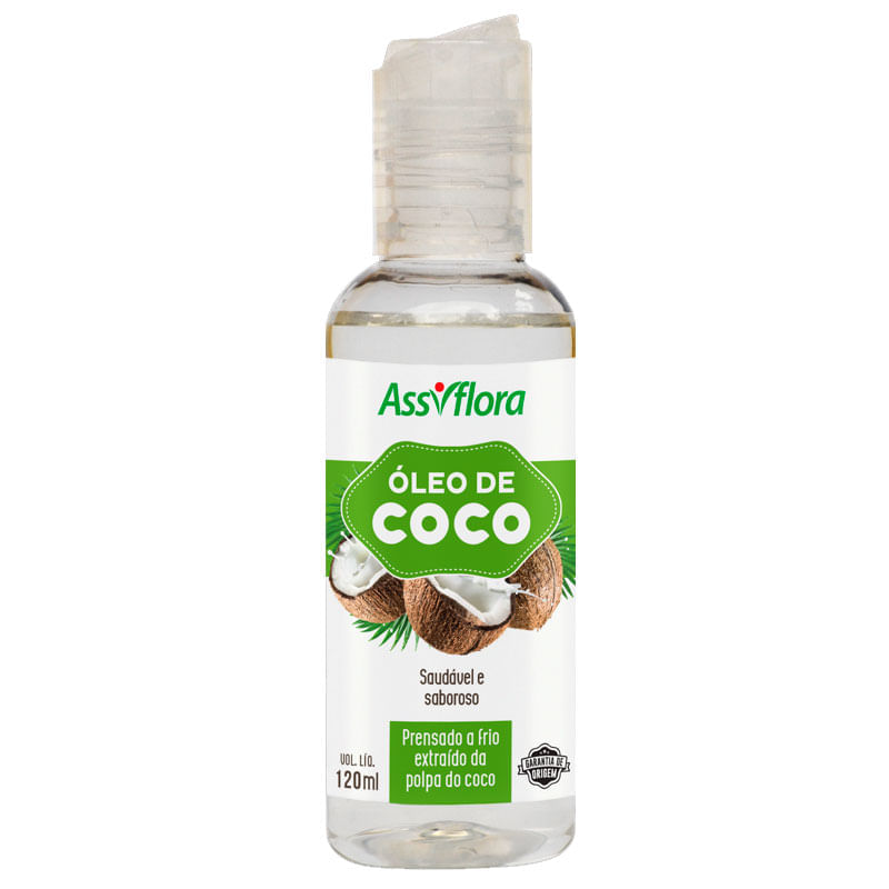 Óleo De Coco Extravirgem 120ml Assiflora