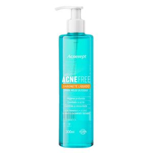 Sabonete Líquido Facial Acnesept AcneFree Pele Oleosa 300ml