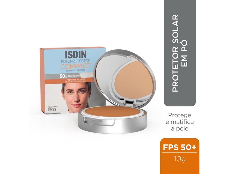 protetor-solar-facial-em-po-compacto-isdin-fotoprotector-fps50-cor-bronze-10g