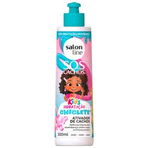 Ativador de Cachos SaLon Line Kids Hidratação Chiclete 300ml