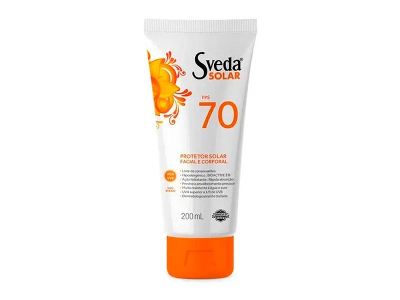 kit-protetor-solar-facial-e-corporal-sveda-fps70-200ml-protetor-solar-facial-sveda-fps70-50ml