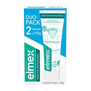 Kit Elmex Sensitive Profissional Creme Dental 2 Unidades 110g Cada