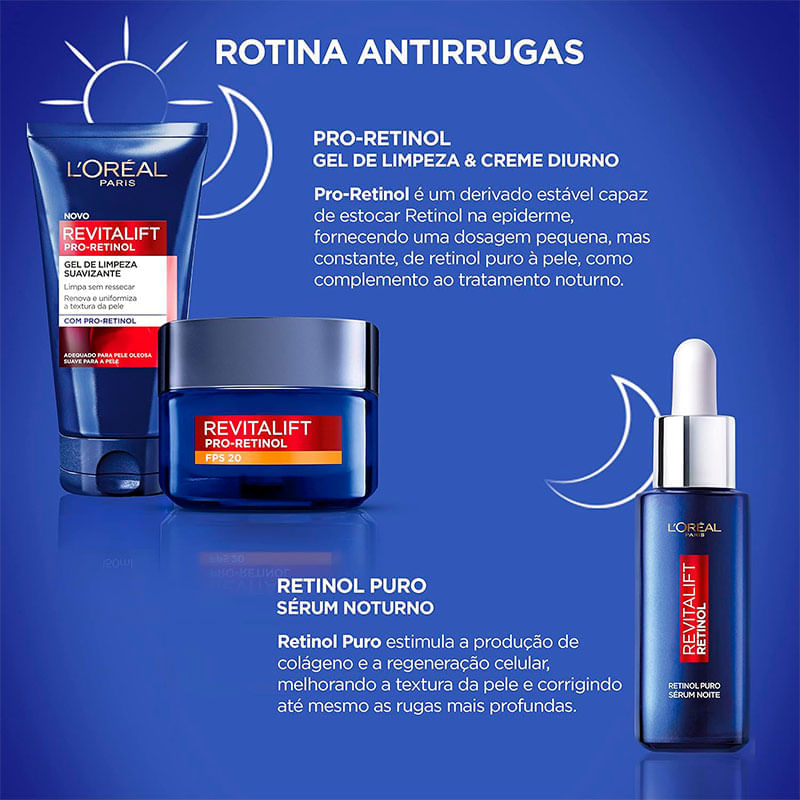 Compre na Drogal Kit L'Oreal Protetor Solar E Gel De Limpeza