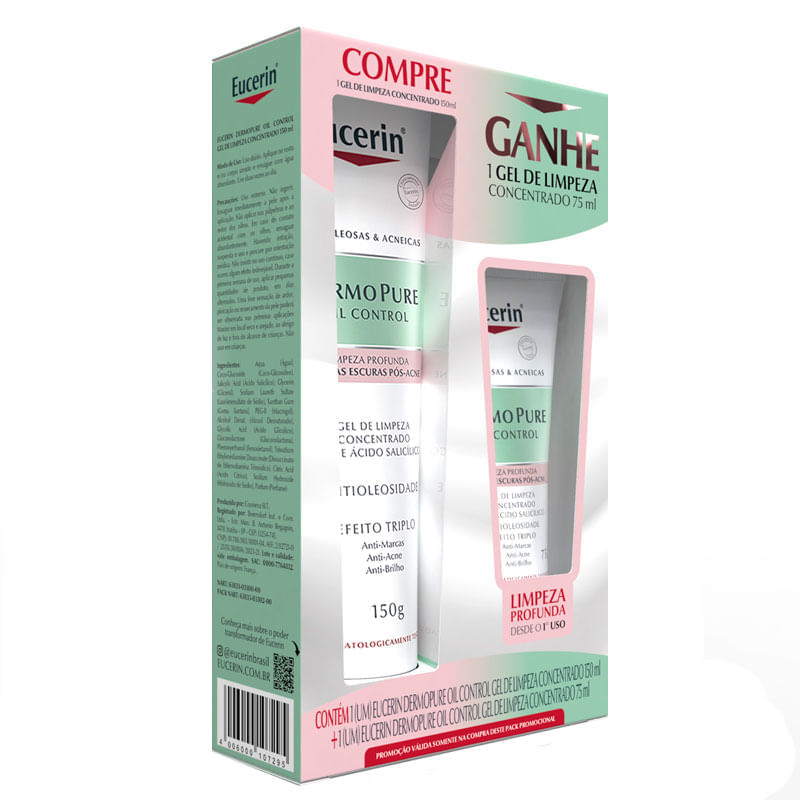 Eucerin Gel De Limpeza Oil Control Anti-Acne | Drogal