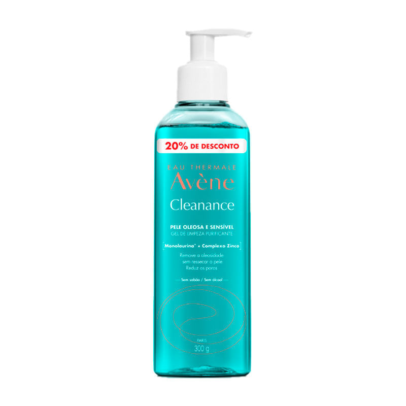 Gel de Limpeza Facial Avène Cleanance 300Ml 20% de Desconto 
