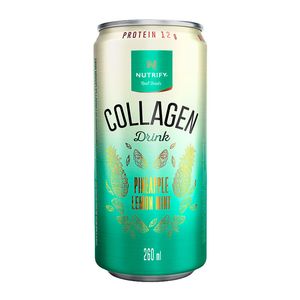 Suplemento Alimentar Collagen Drink Nutrify Sabor Abacaxi com Hortelã e Limão 269ml