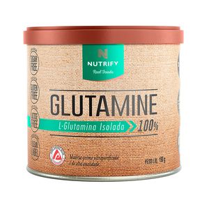 Glutamine Nutrify L-Glutamina Isolada 100% Sem Sabor 150g