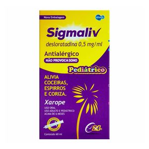 Sigmaliv 0,5mg/ml Xarope 60ml + Seringa Dosadora