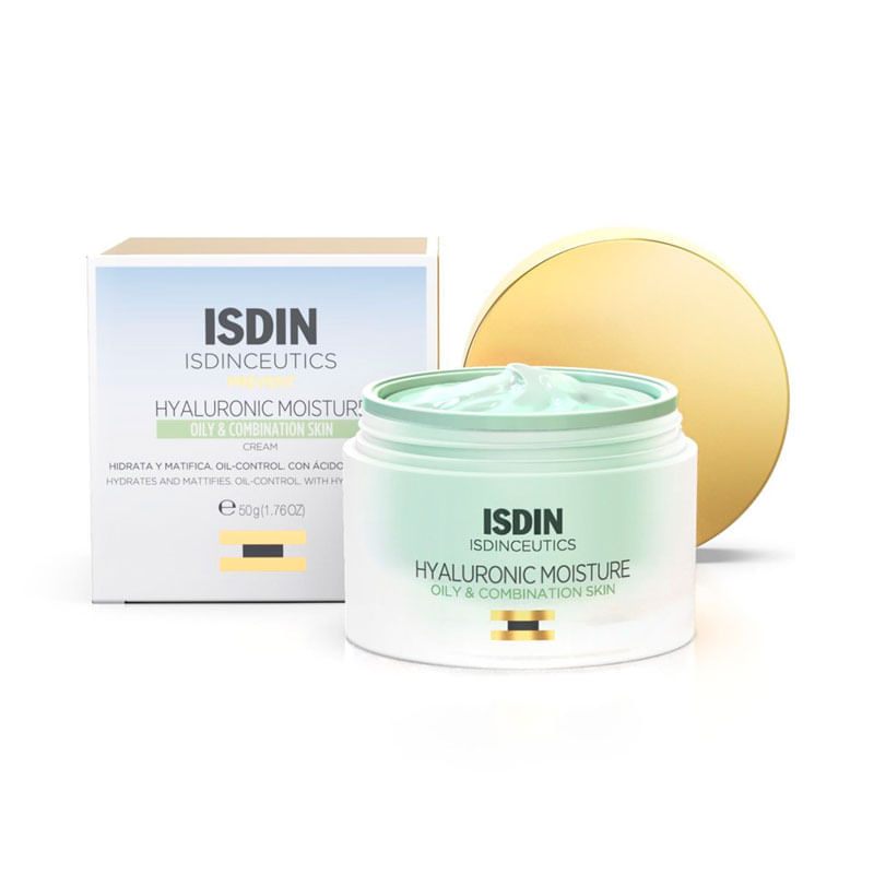 Creme Facial Hidratante Isdinceutics para pele ressecada - Drogal