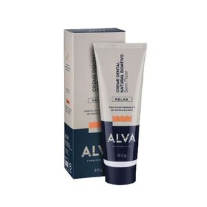 Creme Dental Natural Bioativo Alva Relax Limão e Canela Sem Flúor 90g