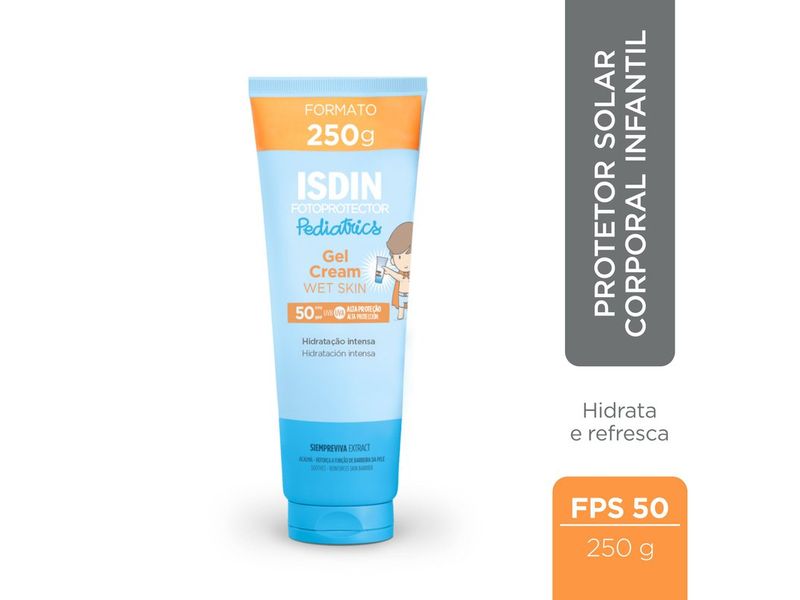 protetor-solar-corporal-isdin-fotoprotector-pediatrics-fps50-gel-cream-250ml-farmacia-online-drogal