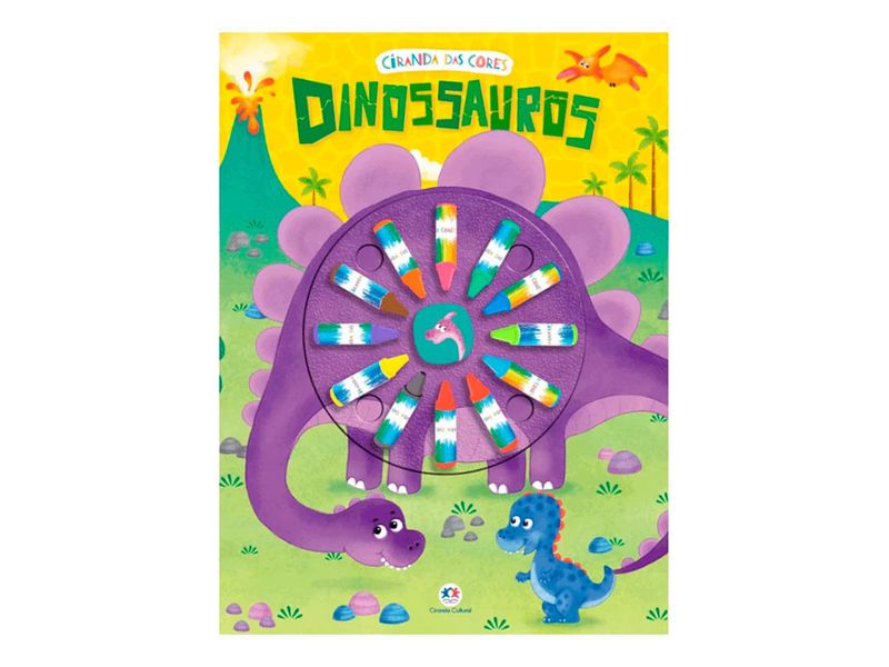 livro-giz-de-cera-dinossauros-ciranda-das-cores-1-unidade
