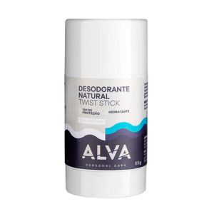 Desodorante Em Barra Natural Alva Twist Stick Sem Perfume Vegano 55g