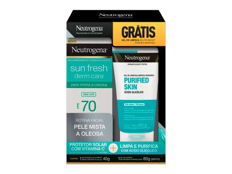 kit-protetor-solar-facial-neutrogena-sun-fresh-derm-care-fps70-sem-cor-40g-gel-de-limpeza-neutrogena-purified-skin-60g-farmacia-online-drogal
