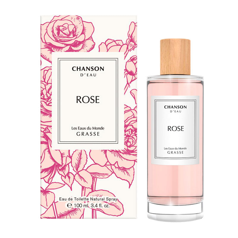 Eau de Toilette Feminino Chanson D'Eau Rose - na Drogal