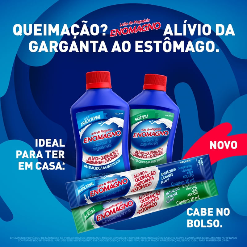 Eno Magno 10ml Sabor Tradicional - Azia e Queimação: Preço