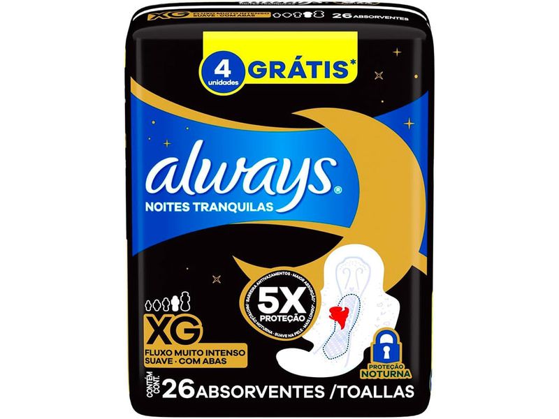 absorvente-always-noites-tranquilas-suave-com-abas-tamanho-xg-26-unidades-farmacia-online-drogal