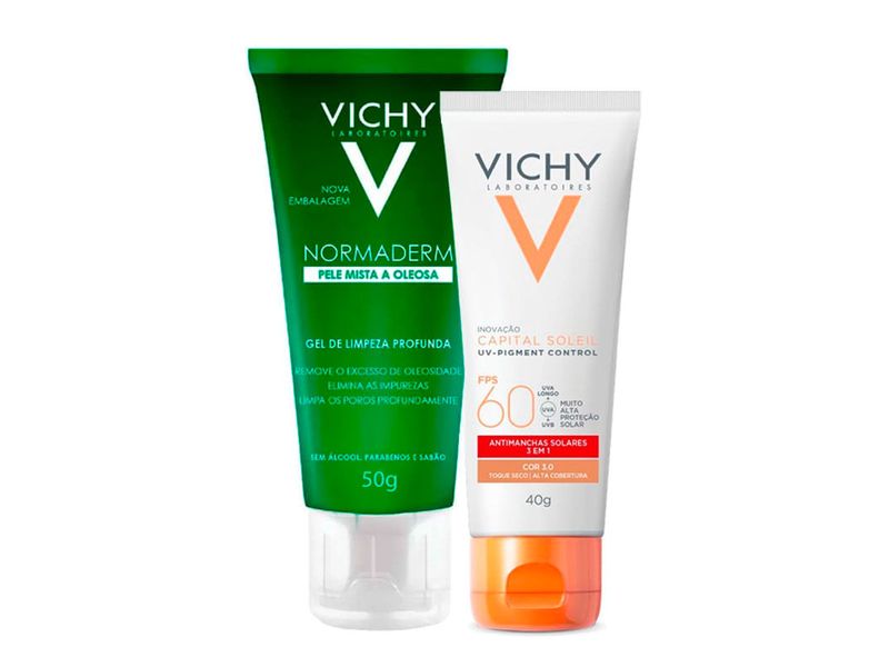 kit-protetor-solar-facial-vichy-capital-soleil-uv-pigment-control-fps60-cor-30-40g-gel-de-limpeza-profunda-normaderm-50g