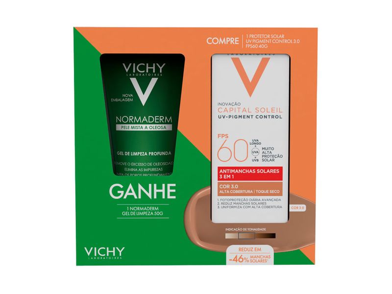 kit-protetor-solar-facial-vichy-capital-soleil-uv-pigment-control-fps60-cor-30-40g-gel-de-limpeza-profunda-normaderm-50g