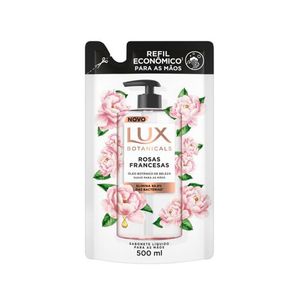 Sabonete Líquidos para Mãos Lux Botanicals Rosas Francesas Refil 500ml