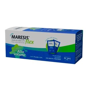 Refil Maresis Flex Alto Volume 0,9% Para Solução Nasal 30 Sachês de 2,16g Cada