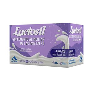 Suplemento Alimentar Lactosil 4.500 FCC Sem Sabor 30 Sachês 2g