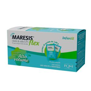 Refil Maresis Flex Infantil Alto Volume 0,9% Para Solução Nasal 15 Sachês de 1,08g Cada