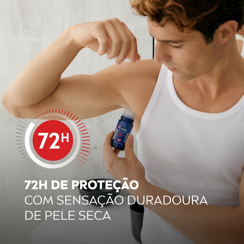 Desodorante Antitranspirante Roll On Nivea Men Dry Impact- Drogal