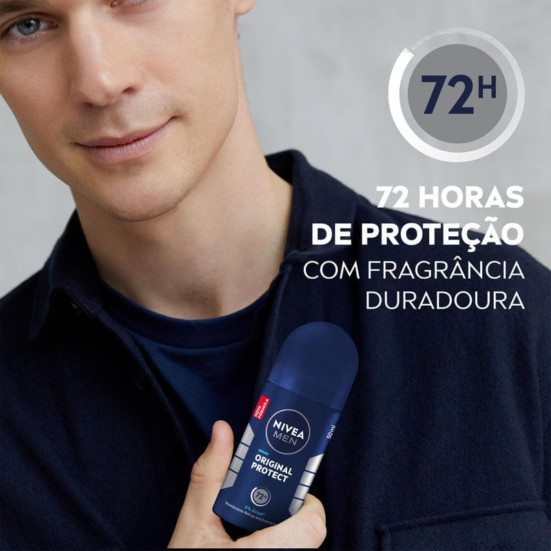 Desodorante Antitranspirante Roll On Nivea Men Original - Drogal