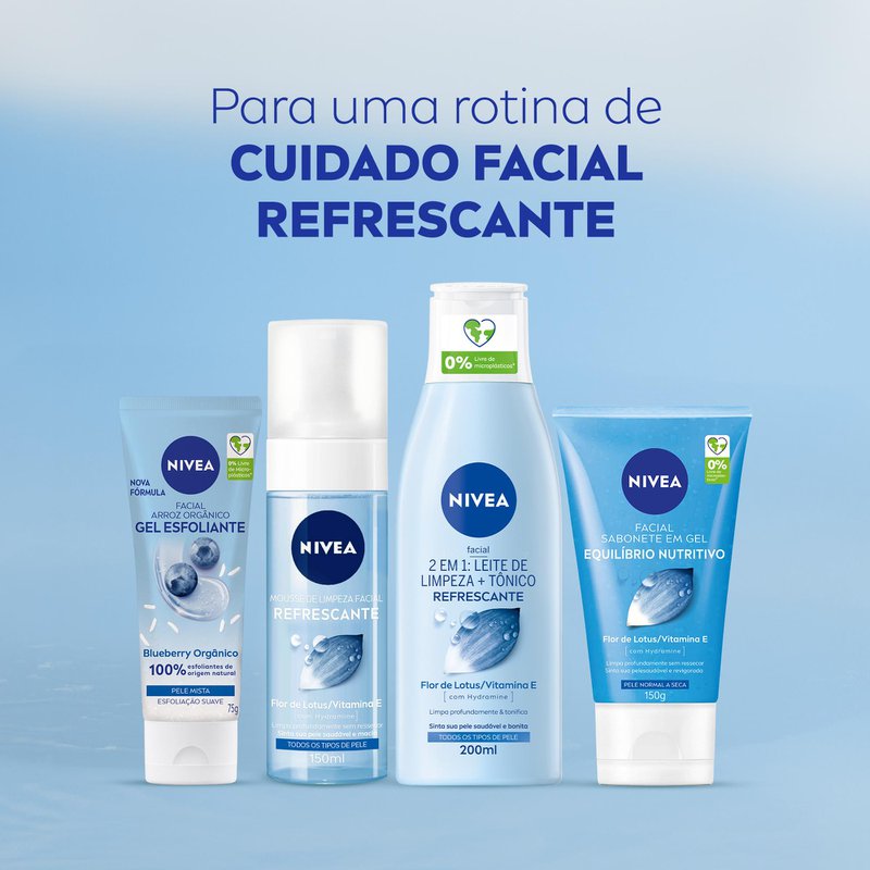 Mousse de Limpeza Facial Nivea 150ml - Compre na Drogal