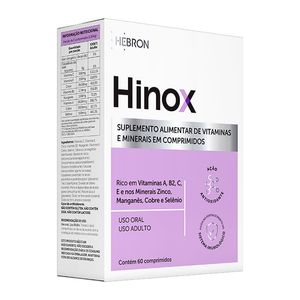 Suplemento Alimentar Hinox 60 Comprimidos