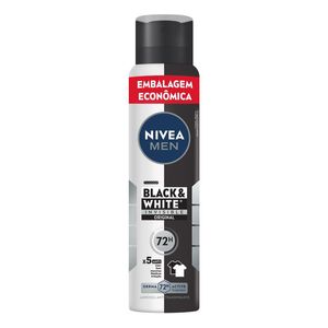 Desodorante Aerosol Nivea Men Invisible Black & White 200ml