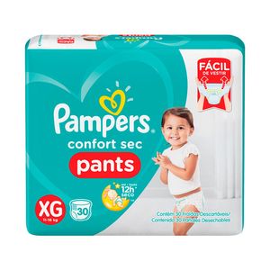 Fralda Pampers Confort Sec Pants XG 30 Unidades