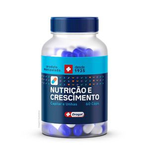 Nutrição e Crescimento Capilar e Unhas 60 Cápsulas