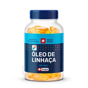 Óleo de Linhaça 60 Cápsulas