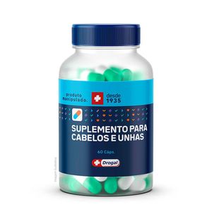 Suplemento para Cabelos e Unhas 60 Cápsulas