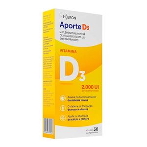 Aporte D3 2000 UI 30 Comprimidos