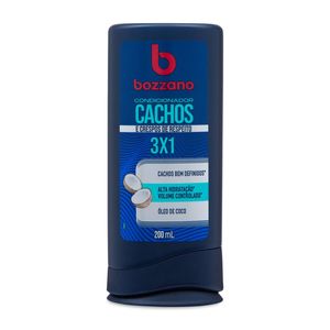 Condicionador Bozzano  Cachos e Crespos 3x1 200ml